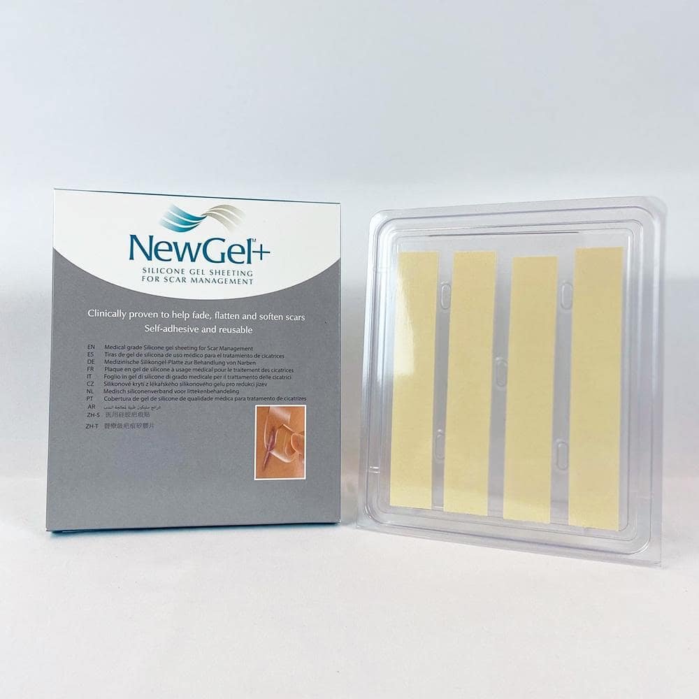 NewGel+ Extra-Large 10 x 24 Silicone Sheet for Scar Reduction - Beige